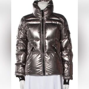 SAM. Shiny Silver Girl’s Puffer Jacket